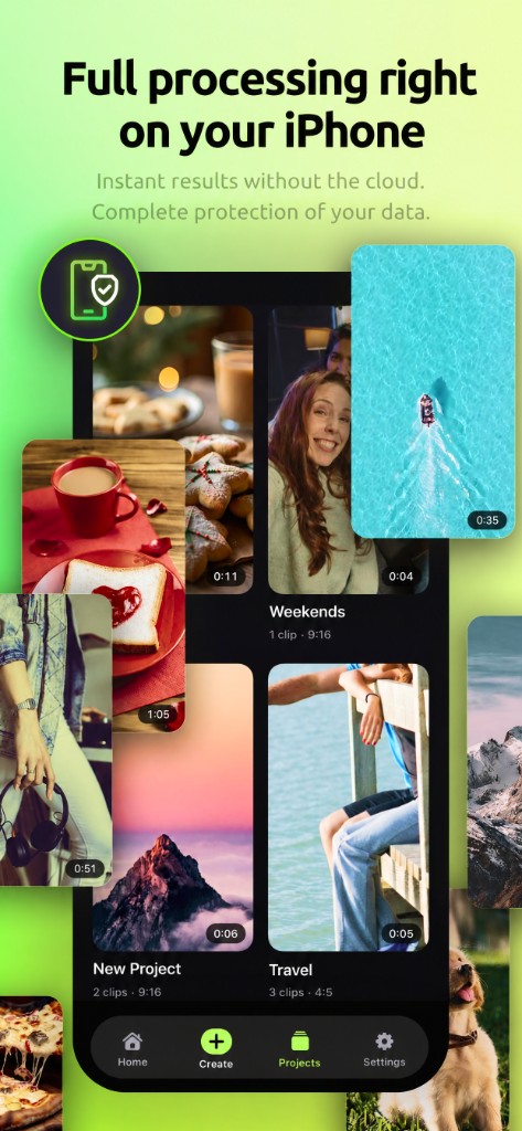 MOTION projects grid with on-device processing and data protection