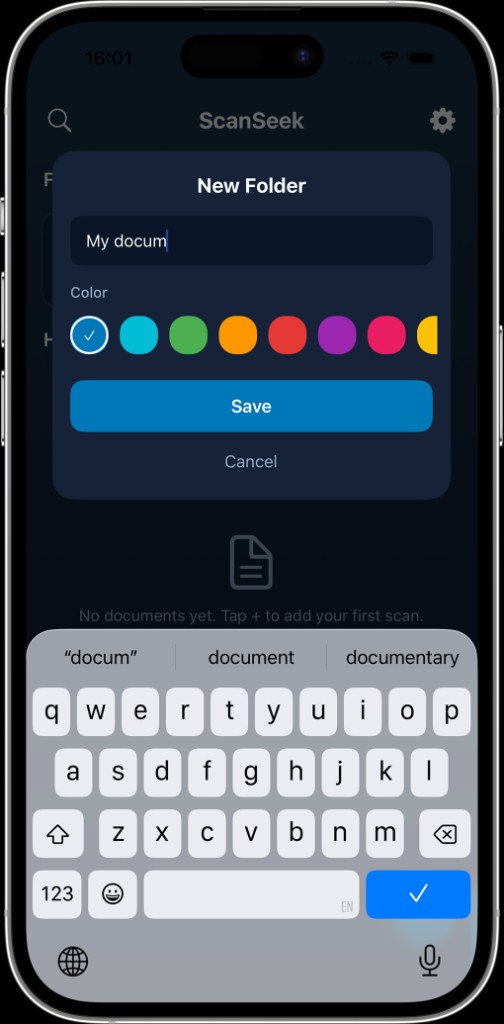 Organize with Folders