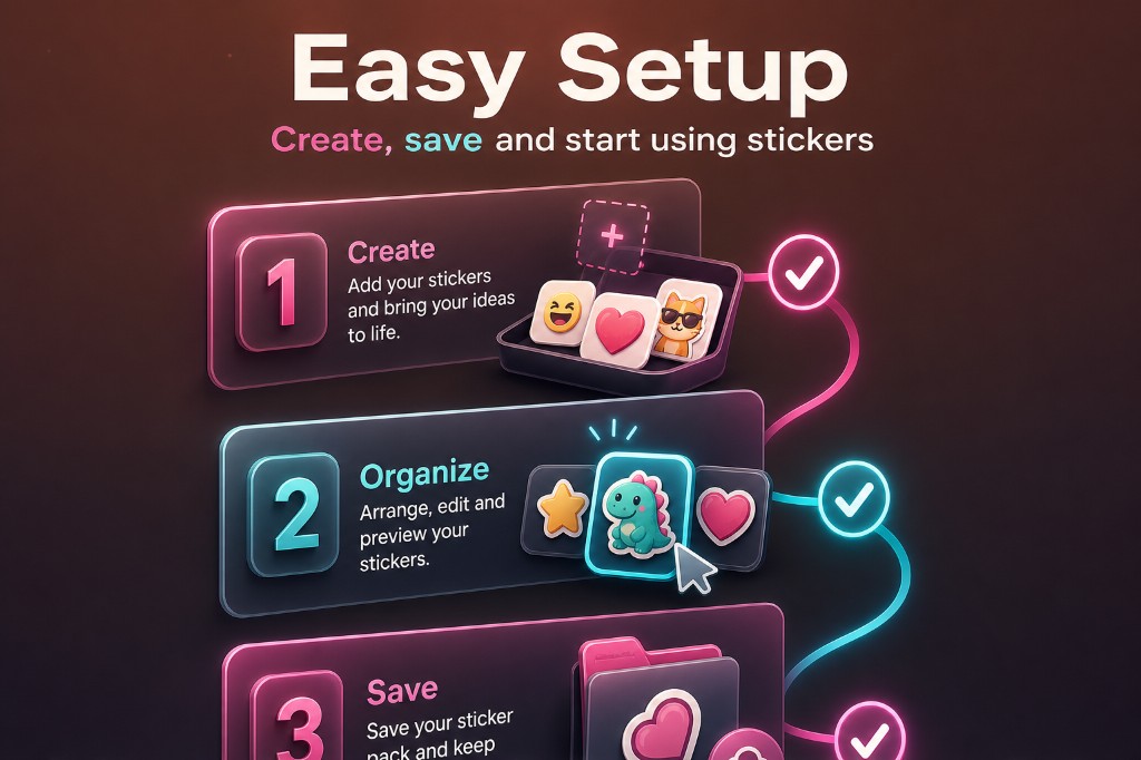 Stiki setup workflow feature poster alt version