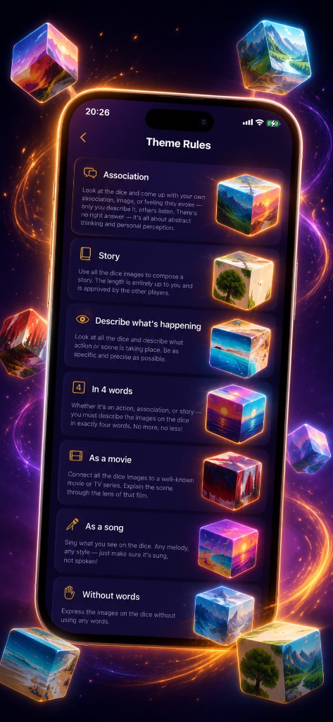 Themes screen